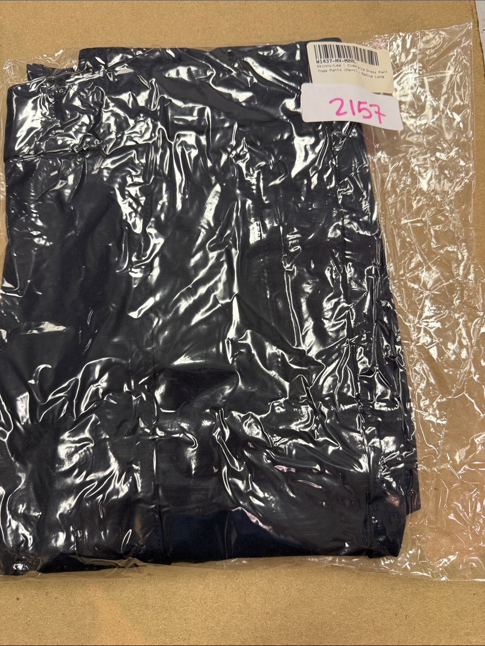 New Betabrand Navy Skinny Cigarette Dress Pant Yoga Pants Medium Long Tall